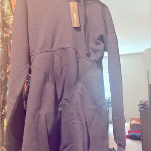 Blue hoodie dress